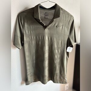 Nike Men's Dri-FIT Olive Golf Shirt